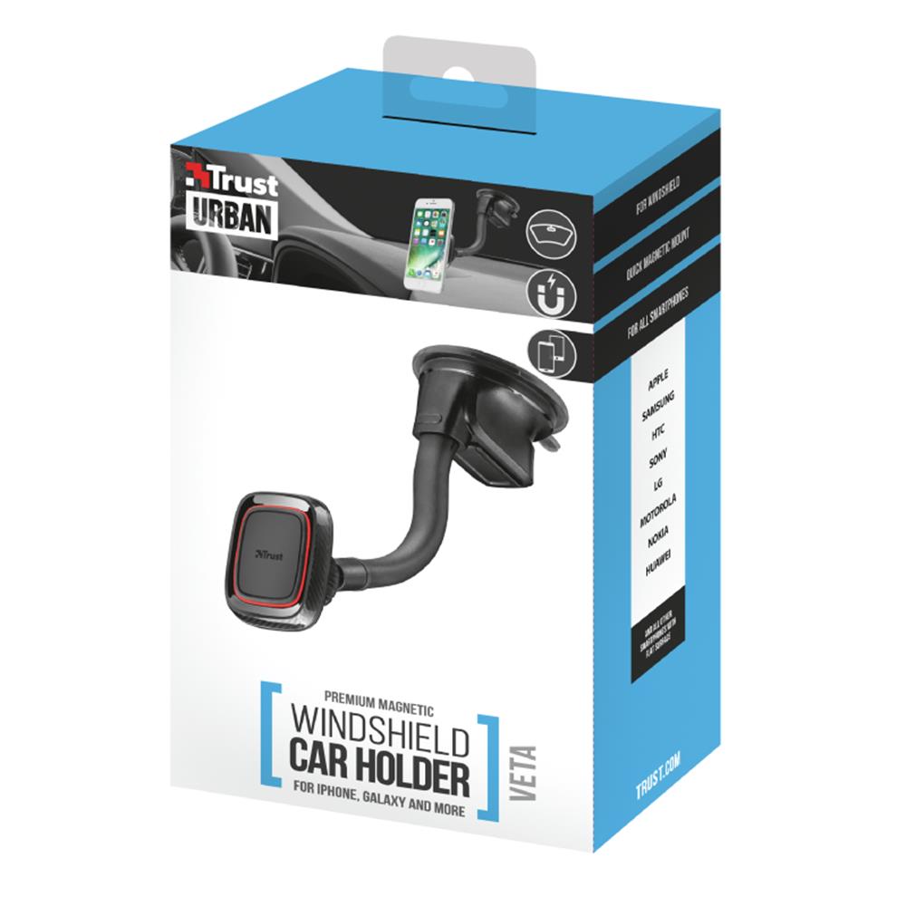 TRUST Uchwyt samochodowy na telefon przyssawka Veta Premium / 5