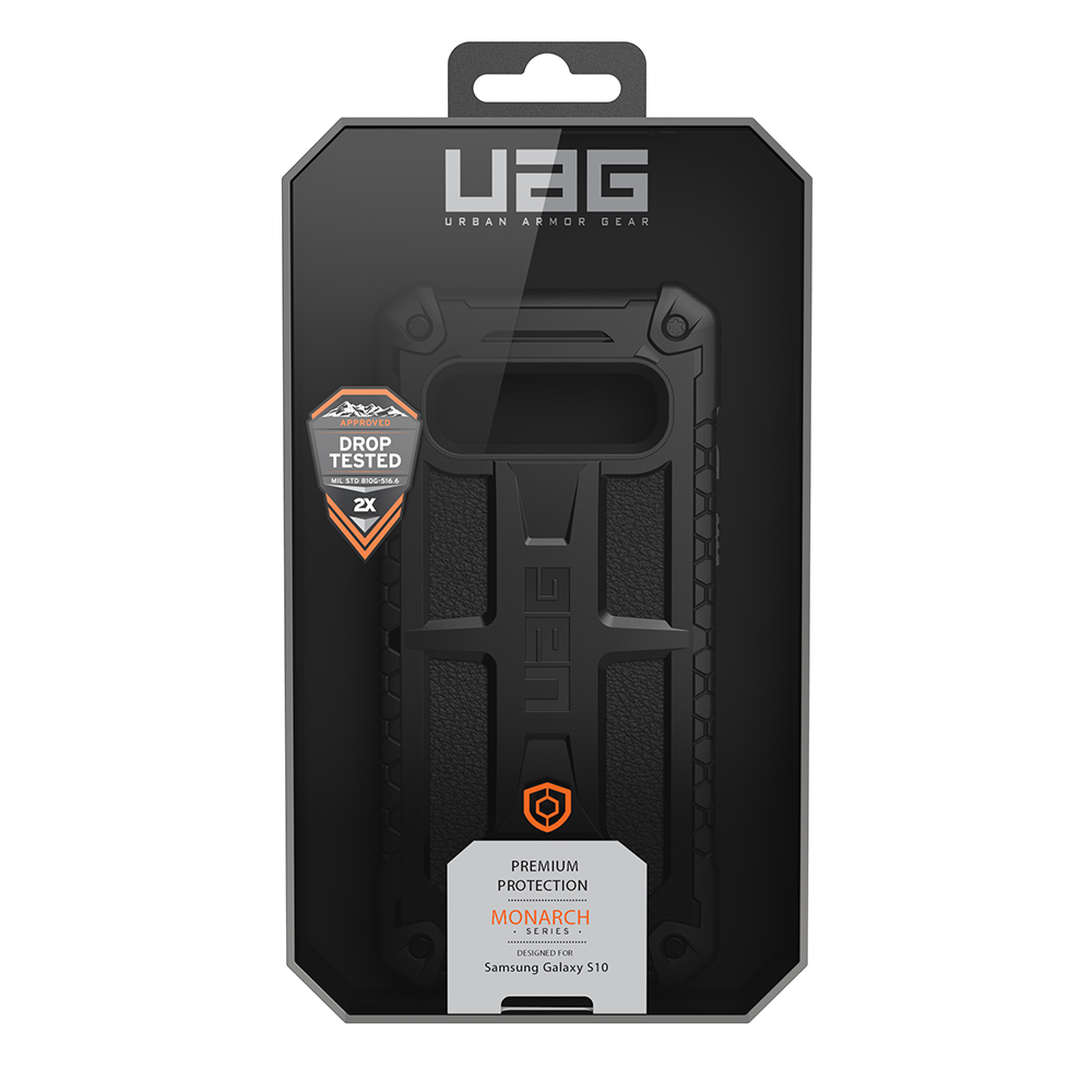 UAG Urban Armor Gear etui Monarch czarna MIL STD 810G 516.6 Samsung Galaxy S10 Plus / 6