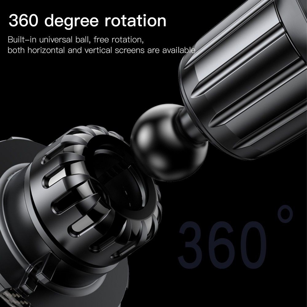 Uchwyt na kratk� magnetyczny do samochodu Forcell F-Grip MagElite czarny Samsung Galaxy A96 Global / 5