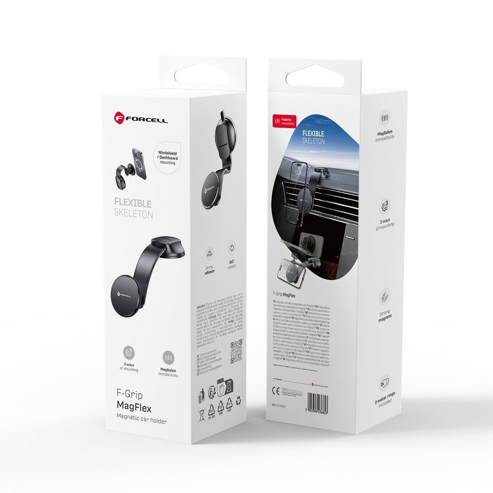 Uchwyt na telefon do samochodu do szyby lub deski rozdzielczej zgodny MagSafe Samsung Galaxy F02S / 8