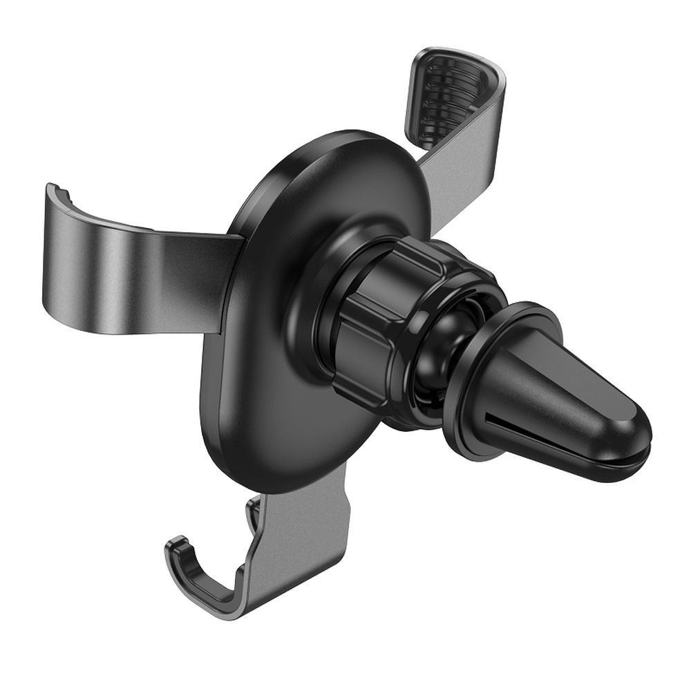 Uchwyt na telefon do samochodu grawitacyjny Hoco do kratki czarny Samsung Galaxy F02S / 4 Uchwyt na telefon do samochodu grawitacyjny Hoco do kratki czarny Samsung Galaxy F02S / 4