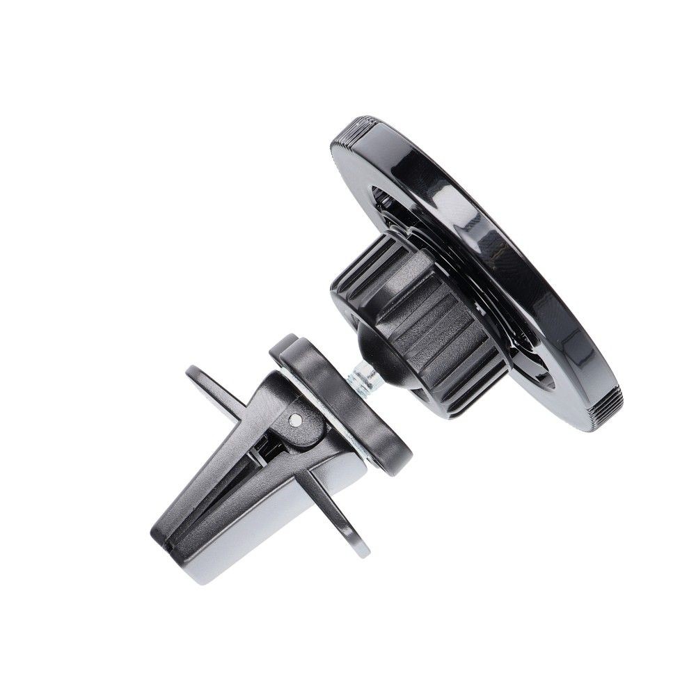 Uchwyt na telefon do samochodu magnetyczny do kratki zgodny z MagSafe czarny Samsung Galaxy F12 / 2