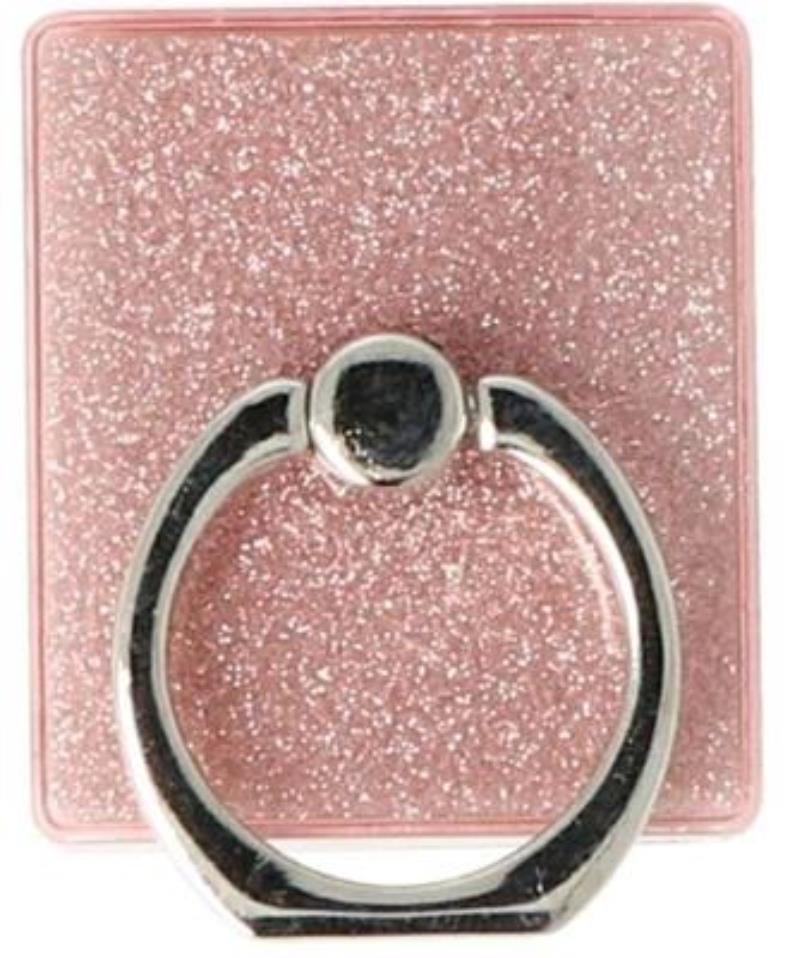 Uchwyt na telefon typu ring brokatowy r�owy TTT