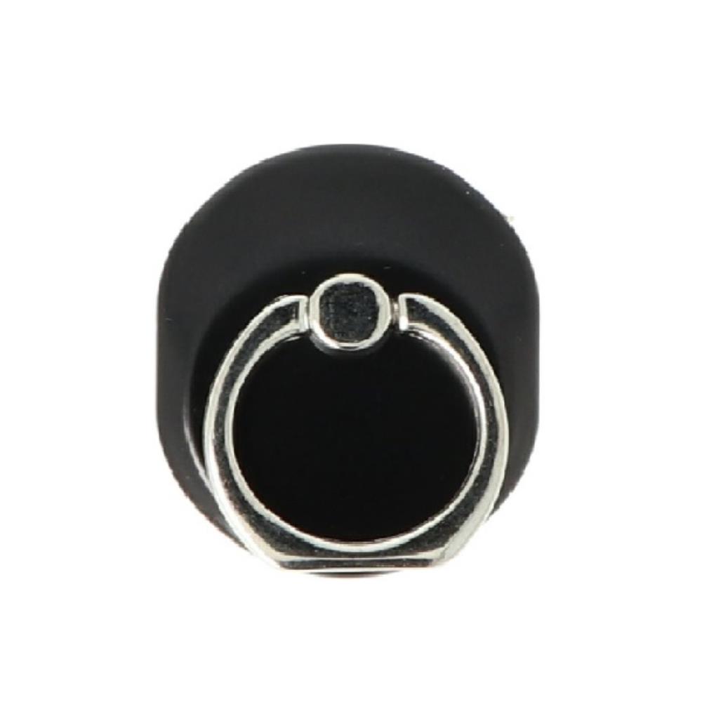 Uchwyt na telefon typu ring owal czarny TTT