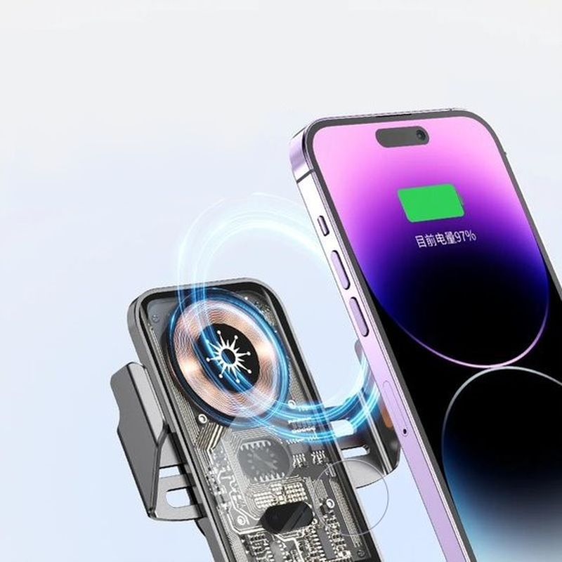 UCHWYT SAM. T-PHOX T-C10 15W WIRELESS BEZPRZEWODOWY BLACK / 5