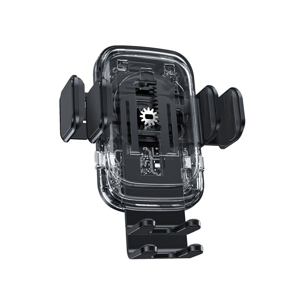 uchwyt samochodowy indukcyjny do kratki 15W Forcell F-GRIP Grand  srebrny