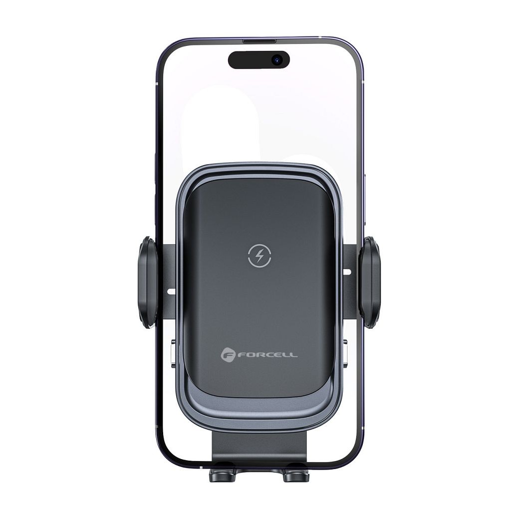 uchwyt samochodowy indukcyjny do kratki 15W Forcell F-GRIP Grand  srebrny / 5