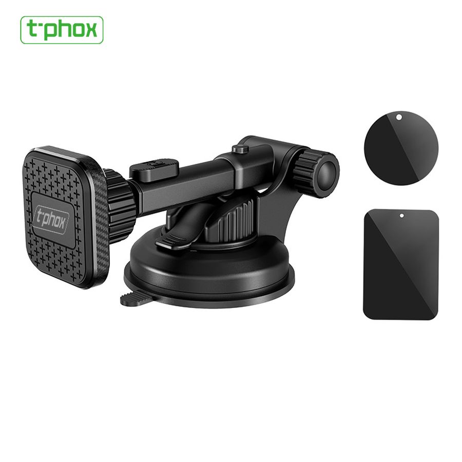 Uchwyt samochodowy T-PHOX TH-05 NA DESKE ROZDZIELCZA BLACK / 2