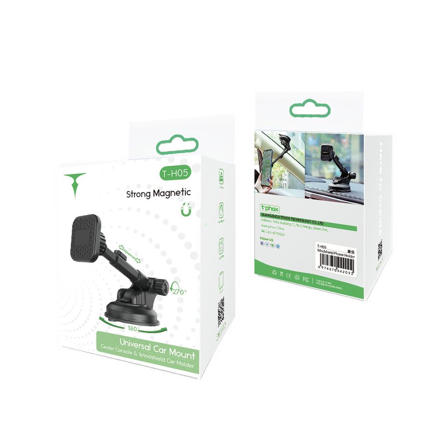 Uchwyt samochodowy T-PHOX TH-05 NA DESKE ROZDZIELCZA BLACK / 7