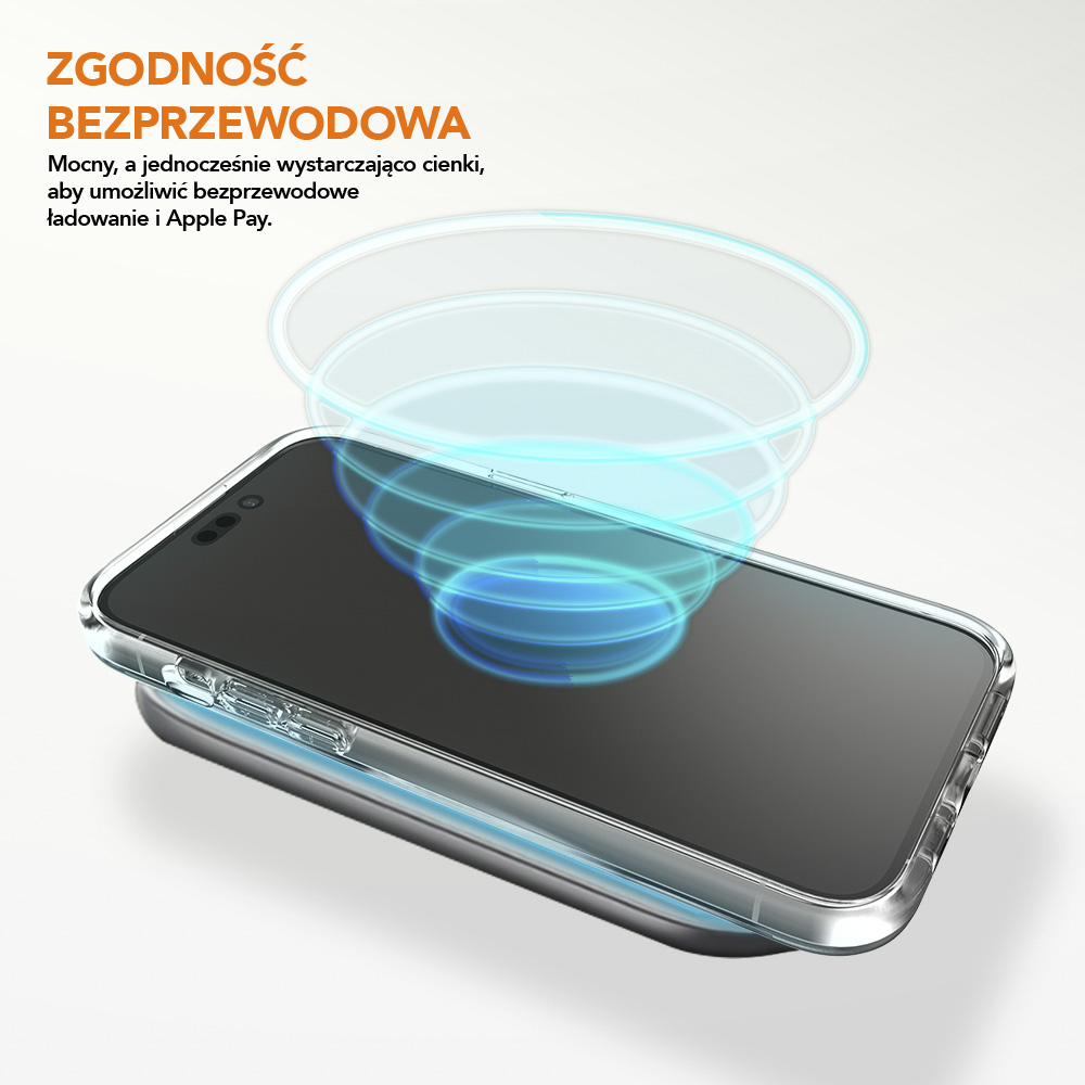 Ugly Rubber nak�adka Mag Pure prze�roczysty Apple iPhone 14 Pro Max / 8