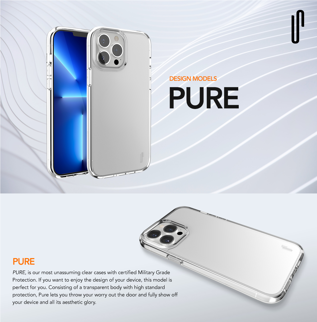 Ugly Rubber nakadka Pure transparentna Apple iPhone SE 2020 / 10