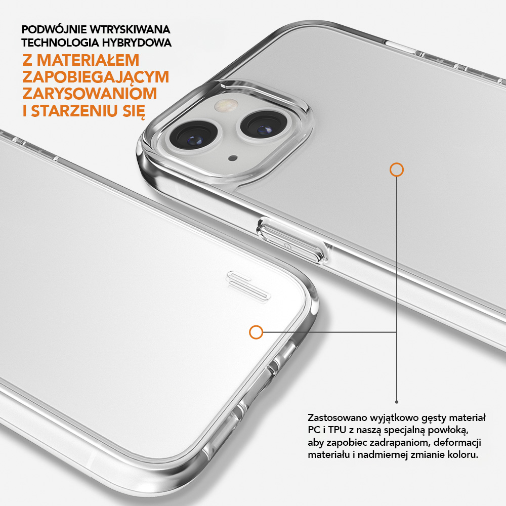 Ugly Rubber nakadka Pure transparentna Apple iPhone SE 2022 / 7
