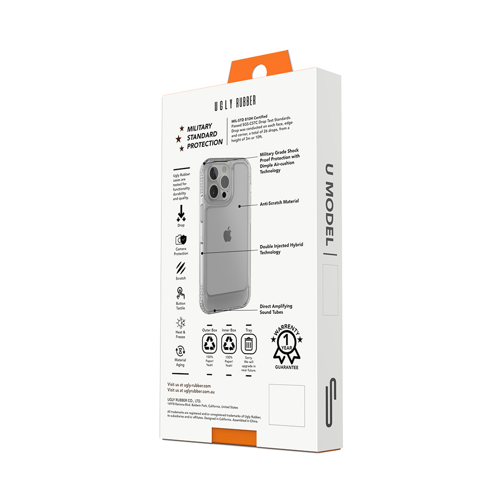 Ugly Rubber nak�adka UMODEL r�owa Apple iPhone 15 / 3