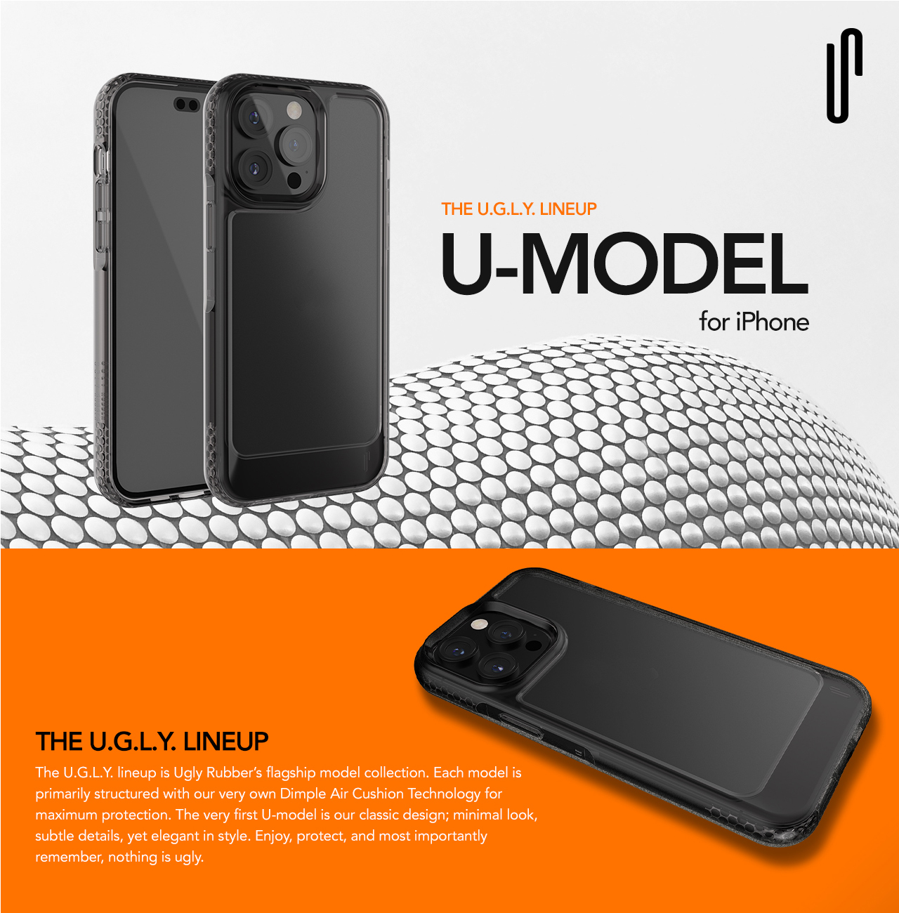 Ugly Rubber nak�adka UMODEL r�owa Apple iPhone 14 / 4