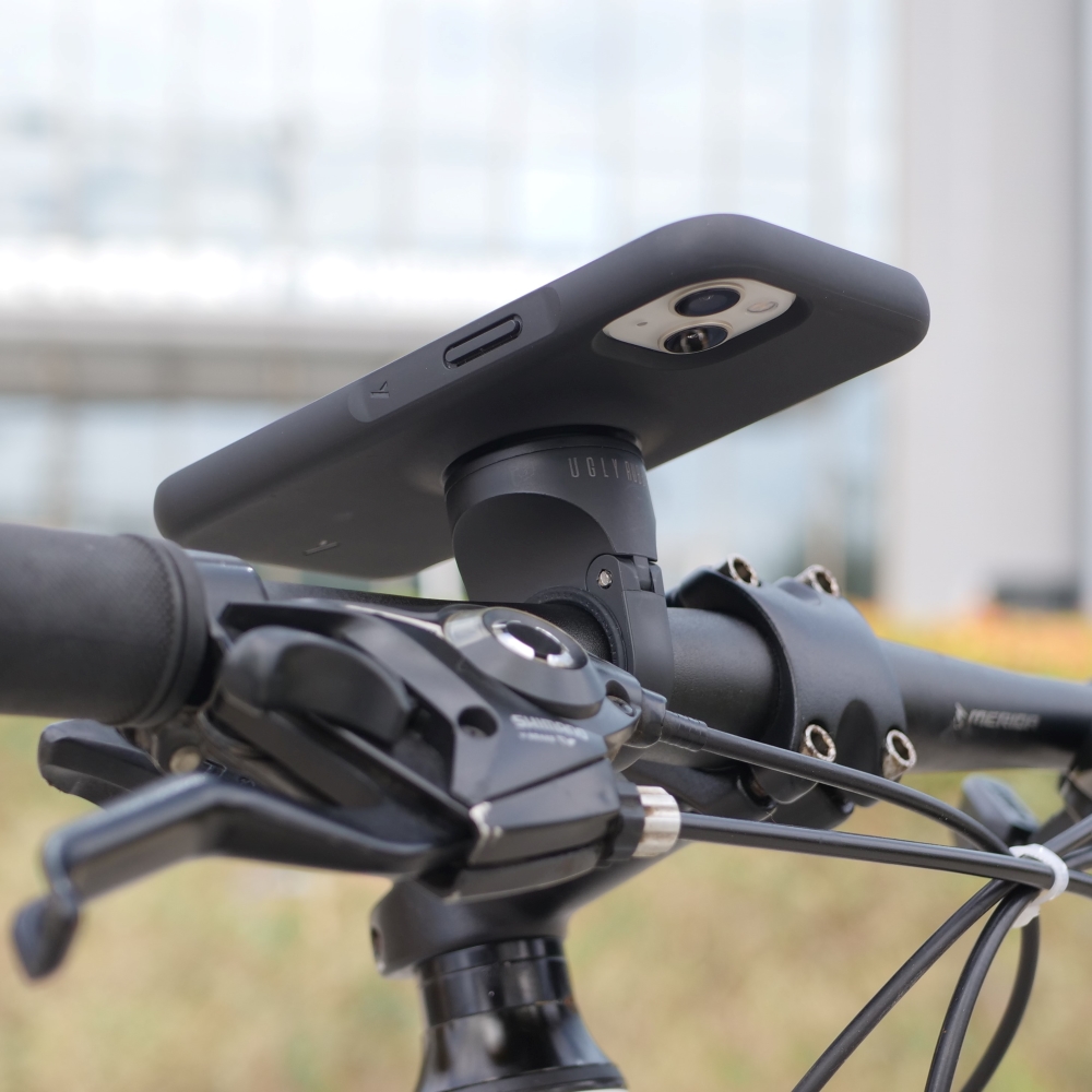 Ugly Rubber uchwyt na rower/ hulajnog� Y Ride Mount (with YUA) czarny / 9