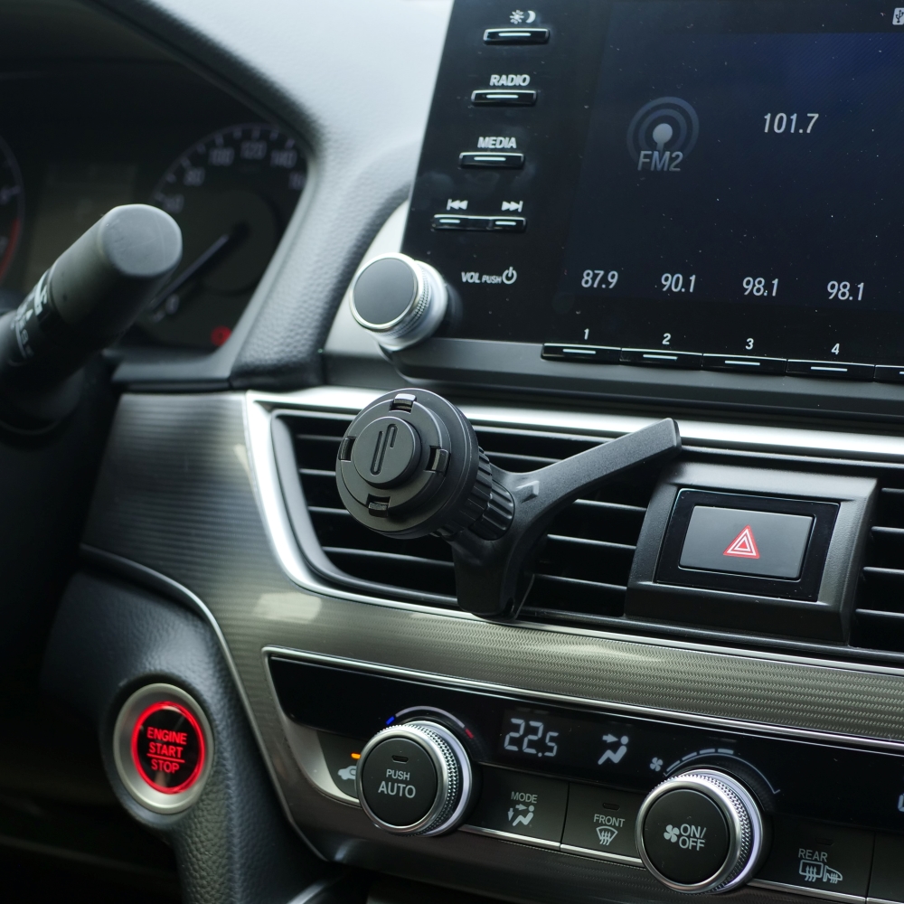 Ugly Rubber uchwyt samochodowy Y Car Mount - Air Vent Tripod (with YUA)  czarny do kratki ze stabilizatorem / 4