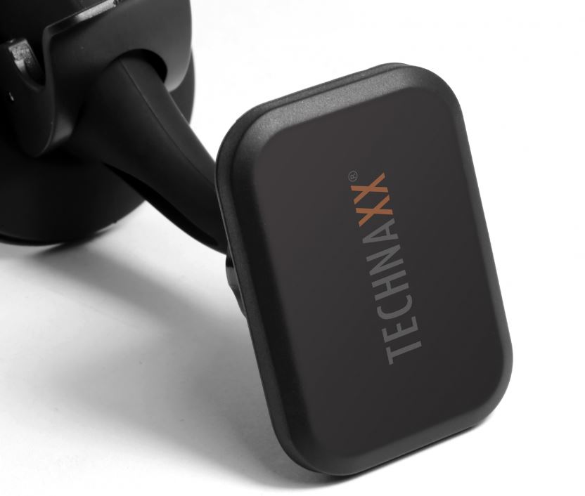Uniwersalny uchwyt magnetyczny Technaxx TE09 + adowarka samochodowa 2X USB TTT / 2