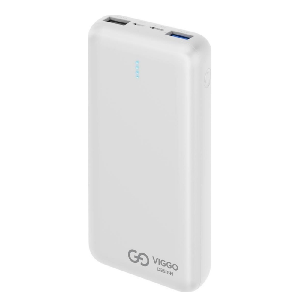 Viggo Design powerbank Premium 20000mAh USB-C bia�y