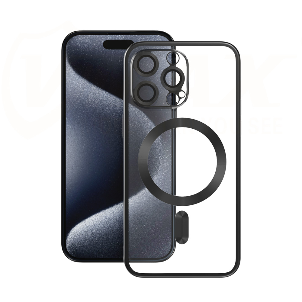 Vmax nak�adka Electroplating Mag TPU czarny Apple iPhone 13 Pro Max