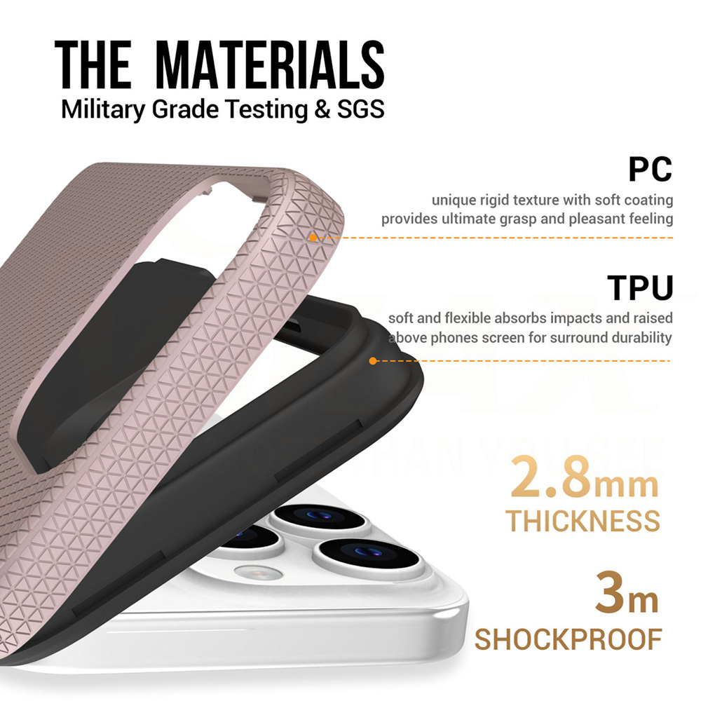 Vmax nak�adka Triangle Case r�owo-z�ota Apple iPhone 13 Pro / 6