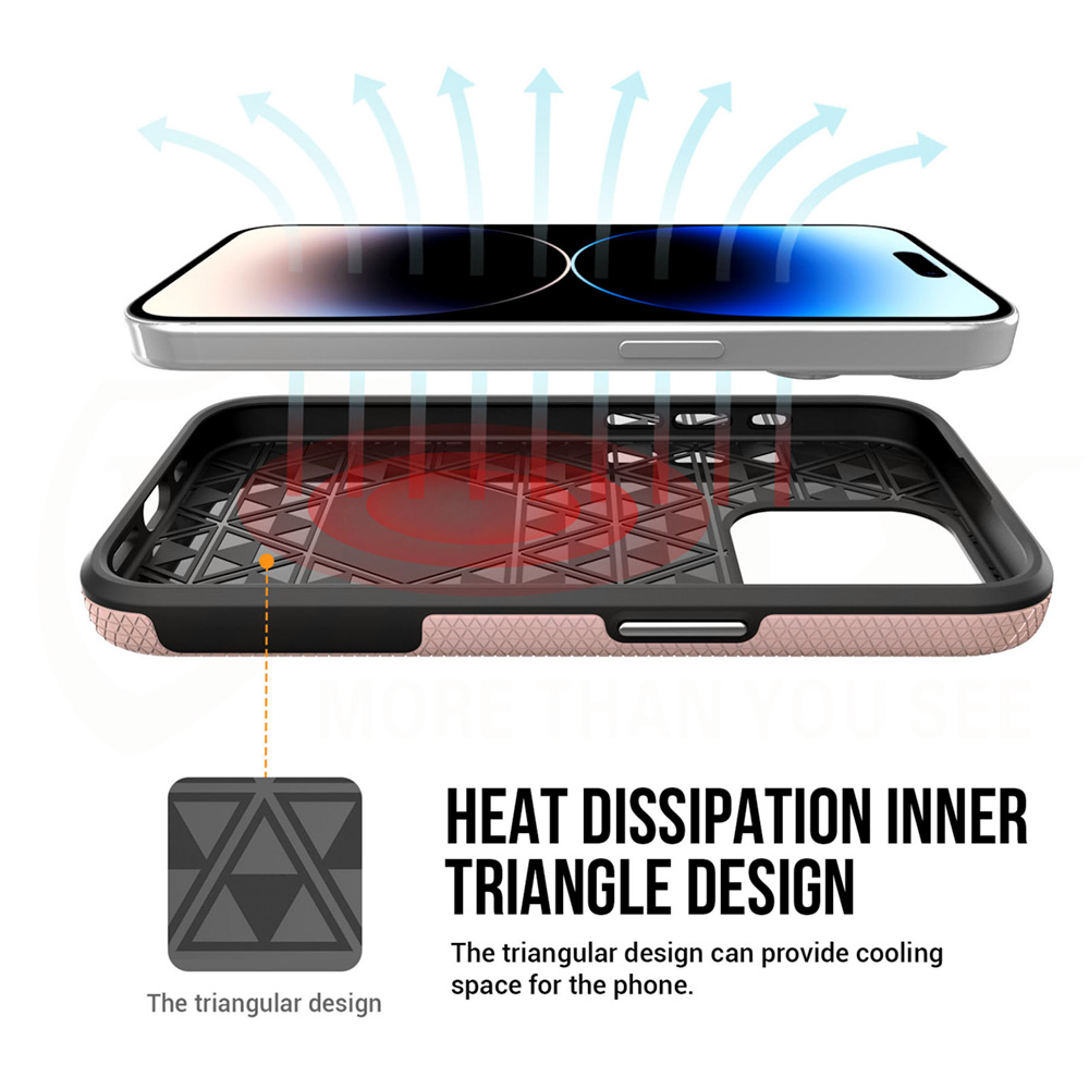 Vmax nak�adka Triangle Case r�owo-z�ota Apple iPhone 16 Pro Max / 8