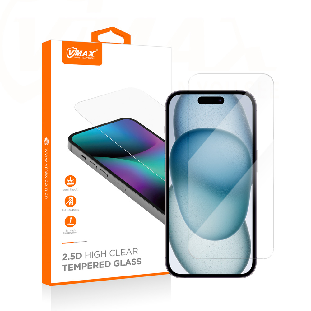 Vmax szk�o hartowane 2,5D Normal Clear Glass Apple iPhone 14 Pro Max / 2