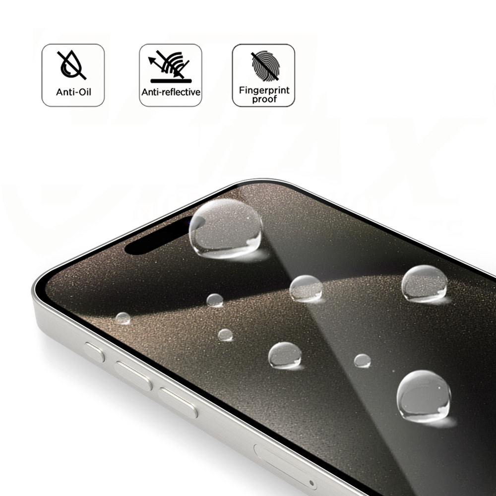 Vmax szk�o hartowane 2,5D Normal Clear Glass Apple iPhone 16 Pro / 8