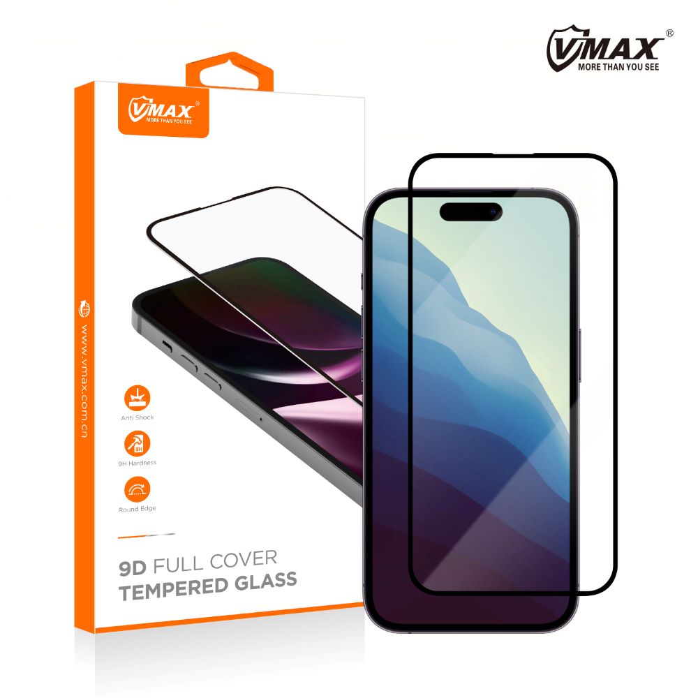 Vmax szk�o hartowane 9D Glass Apple iPhone 15 Plus / 8