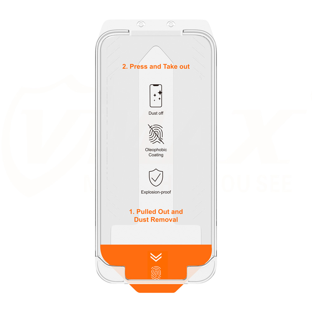 Vmax szko hartowane easy install 2,5D Normal Glass Apple iPhone 12 6,1 cali / 2