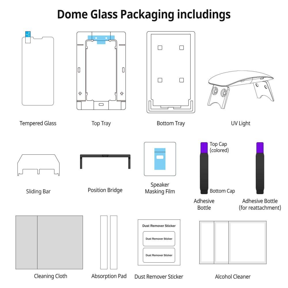 Whitestone Dome Glass Apple iPhone 7 / 6