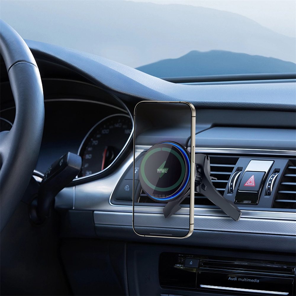 WIWU 15W magnetyczny uchwyt samochodowy na telefon z �adowaniem indukcyjnym CH-317 / 5