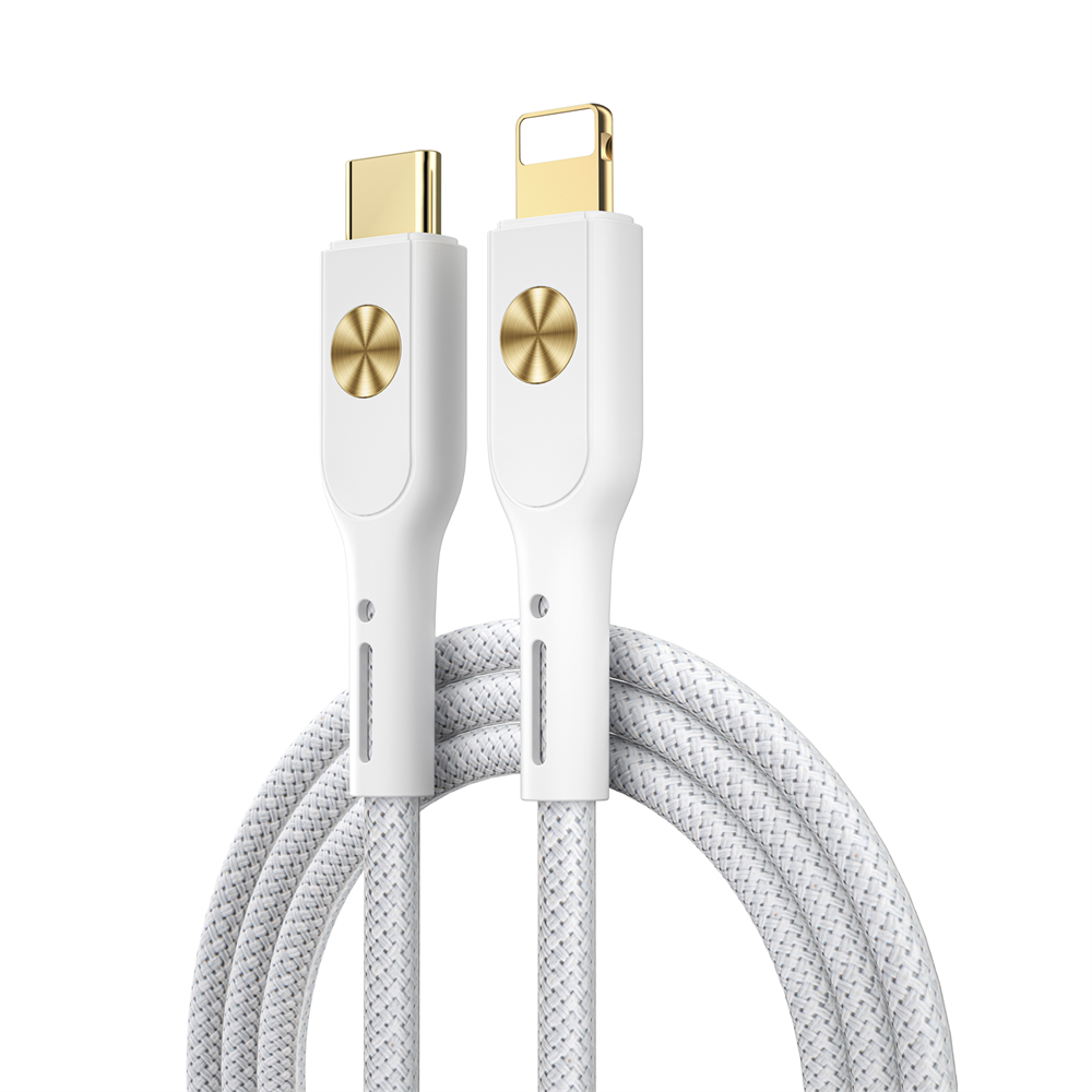 WIWU 30W kabel typ C na lightning Wi-C035 bia�y