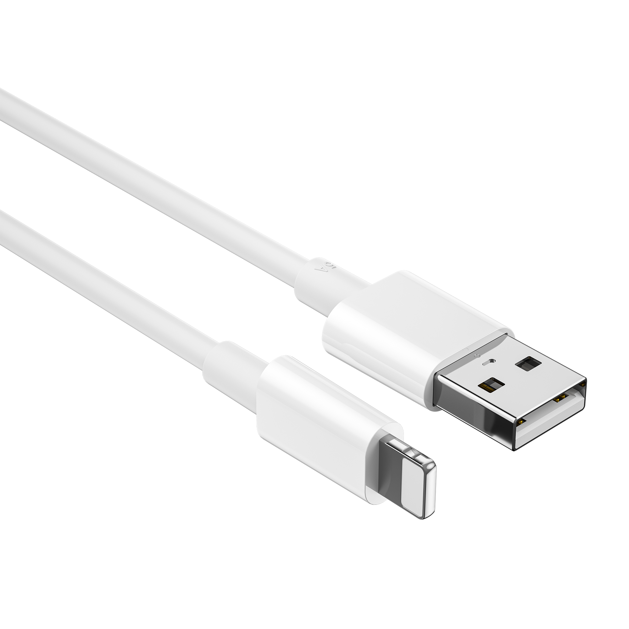WIWU kabel C006 USB - Lightning 1,2 m 2,4A bia�y / 4