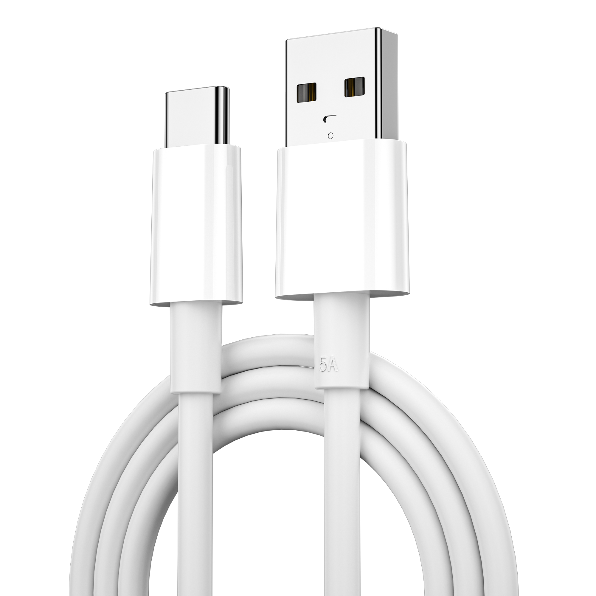 WIWU kabel C007 USB - USB-C 1,2 m 5A bia�y