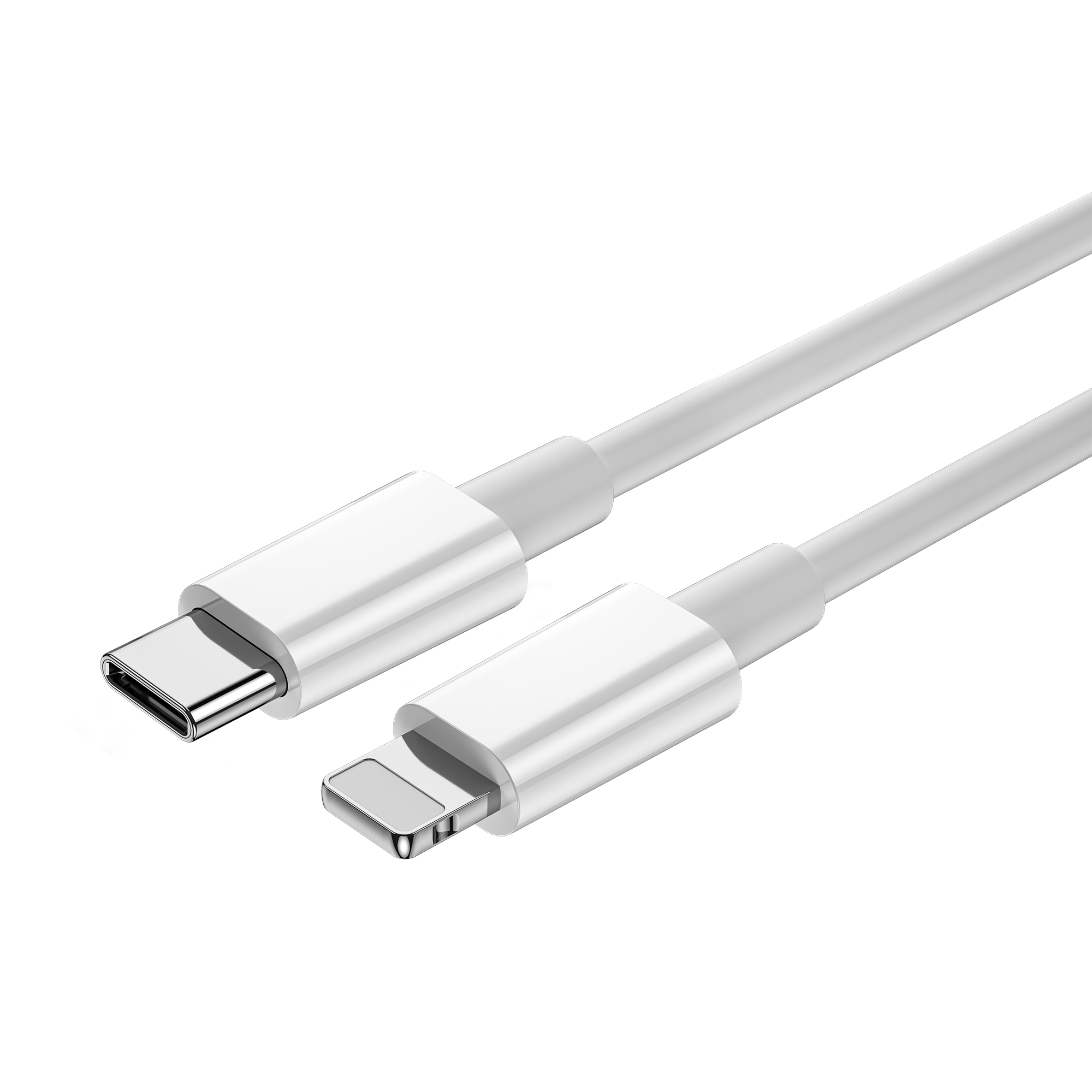 WIWU kabel C008 USB-C - Lightning 1,2 m 30W bia�y / 3