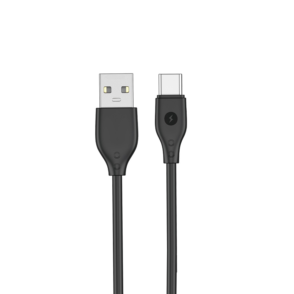 WIWU kabel Pioneer Wi-C001 USB - USB-C 2,4A 1,0m czarny / 2