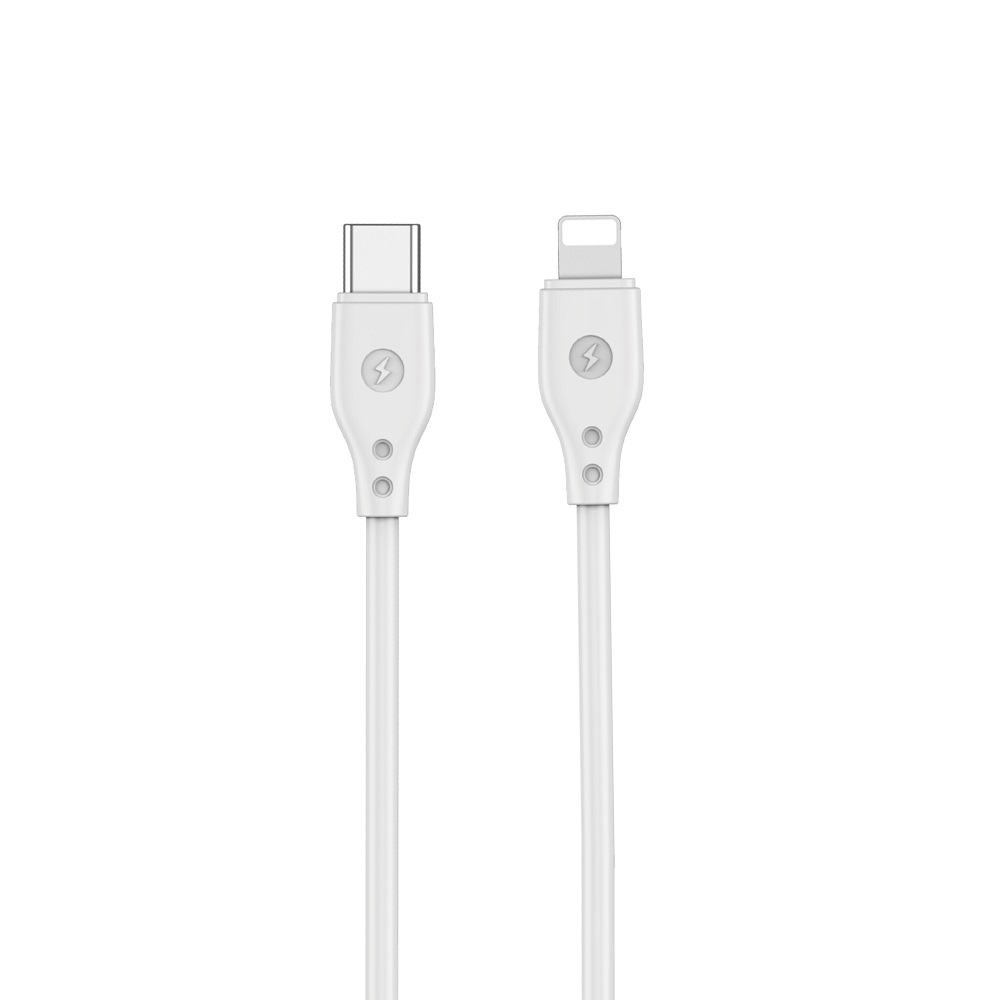 WIWU kabel Pioneer Wi-C002 USB-C - Lightning 30W bia�y / 3