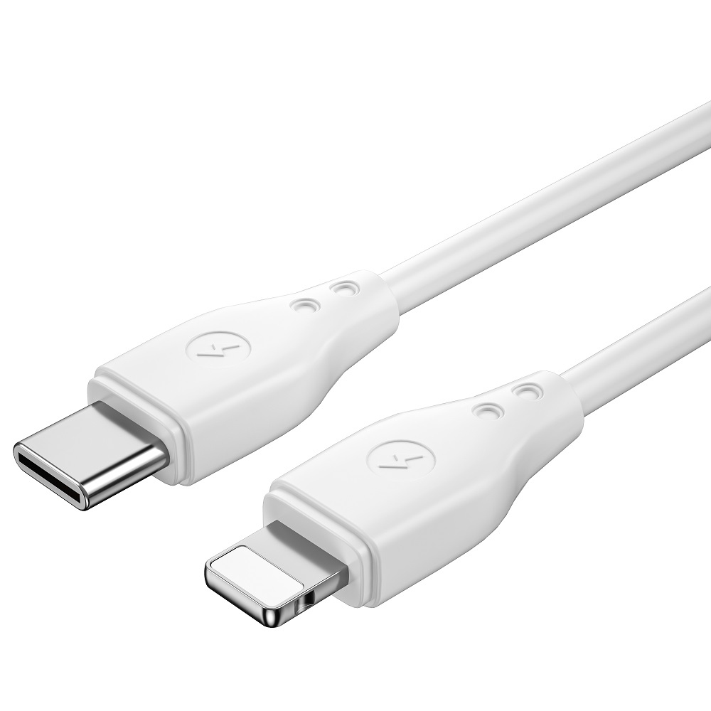 WIWU kabel Pioneer Wi-C002 USB-C - Lightning 30W bia�y / 4
