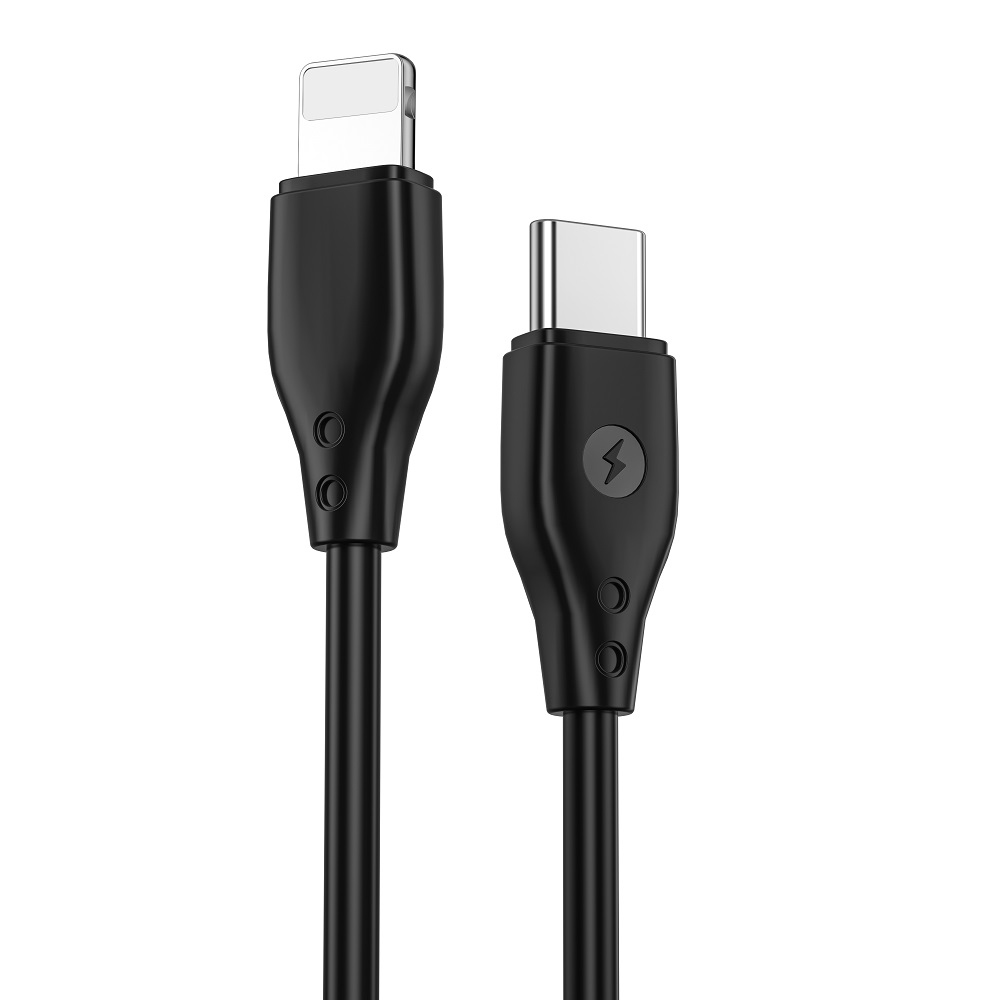 WIWU kabel Pioneer Wi-C002 USB-C - Lightning 30W czarny / 2