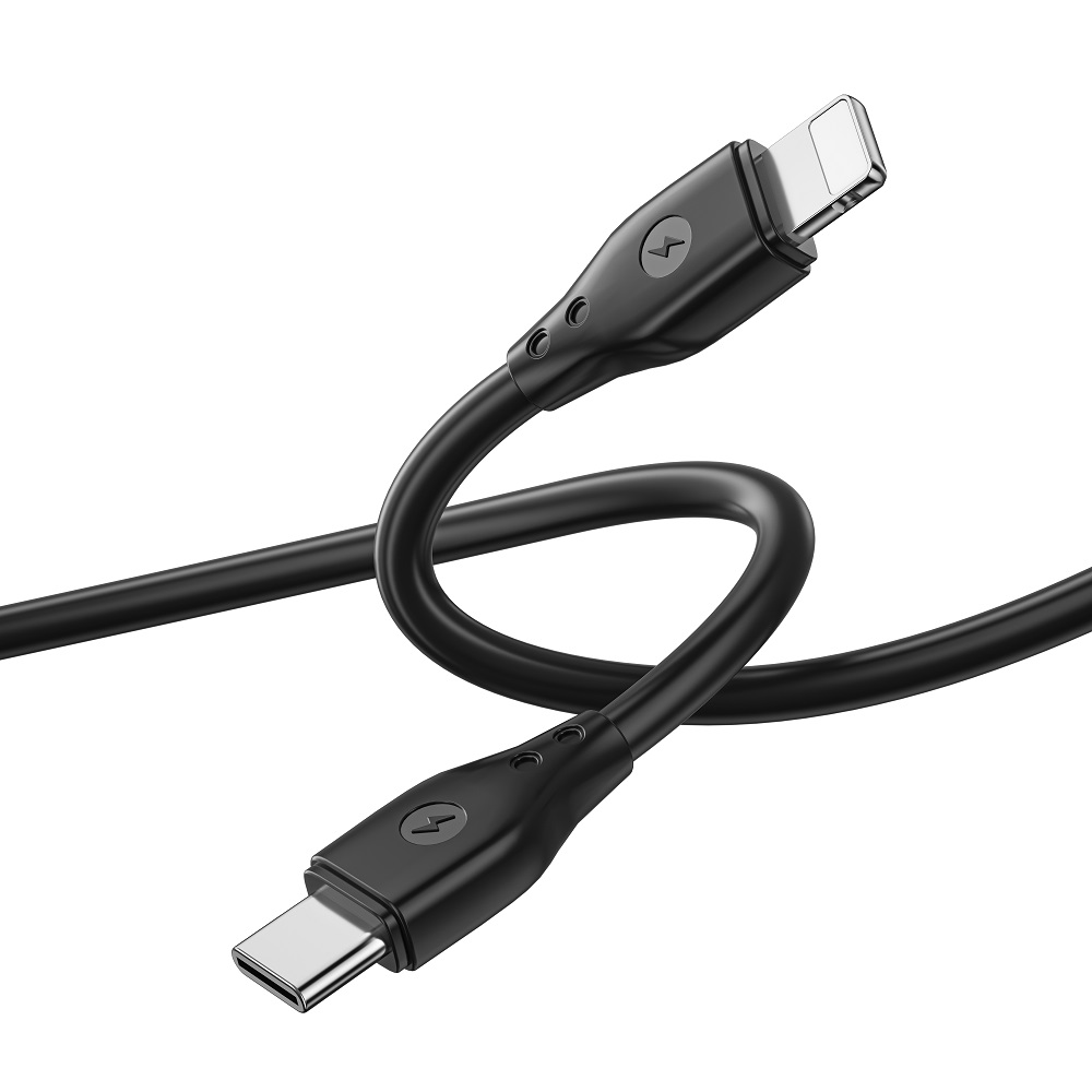 WIWU kabel Pioneer Wi-C002 USB-C - Lightning 30W czarny / 5