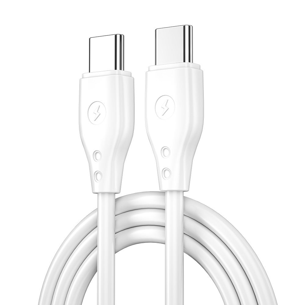 WIWU kabel Pioneer Wi-C002 USB-C - USB-C 67W bia�y