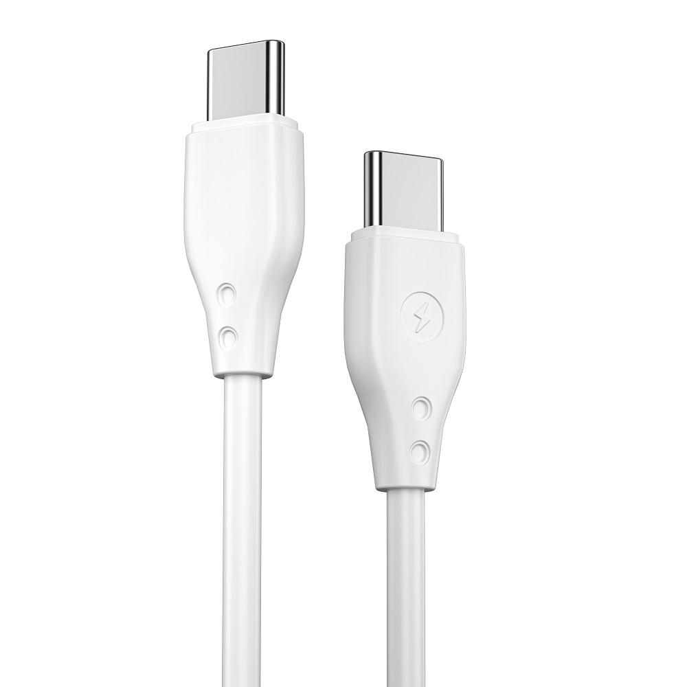 WIWU kabel Pioneer Wi-C002 USB-C - USB-C 67W bia�y / 3