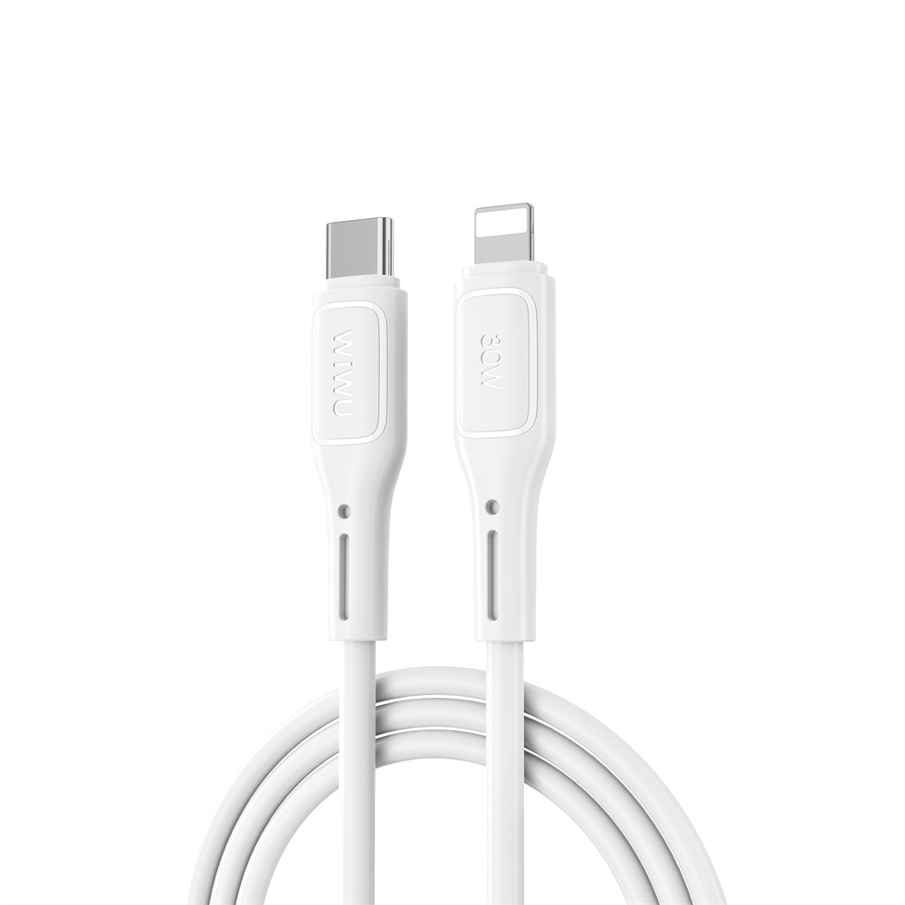 WIWU kabel Starlink Series 30W Fast Charging Cable Wi-C043E C-L bia�y