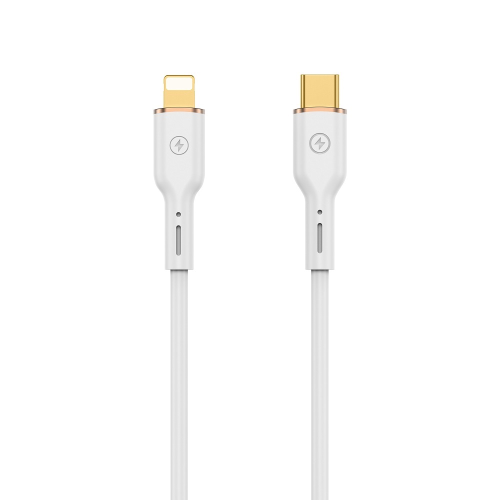 WIWU kabel YQ01 USB-C - Lightning 30W 1,2m bia�y / 2