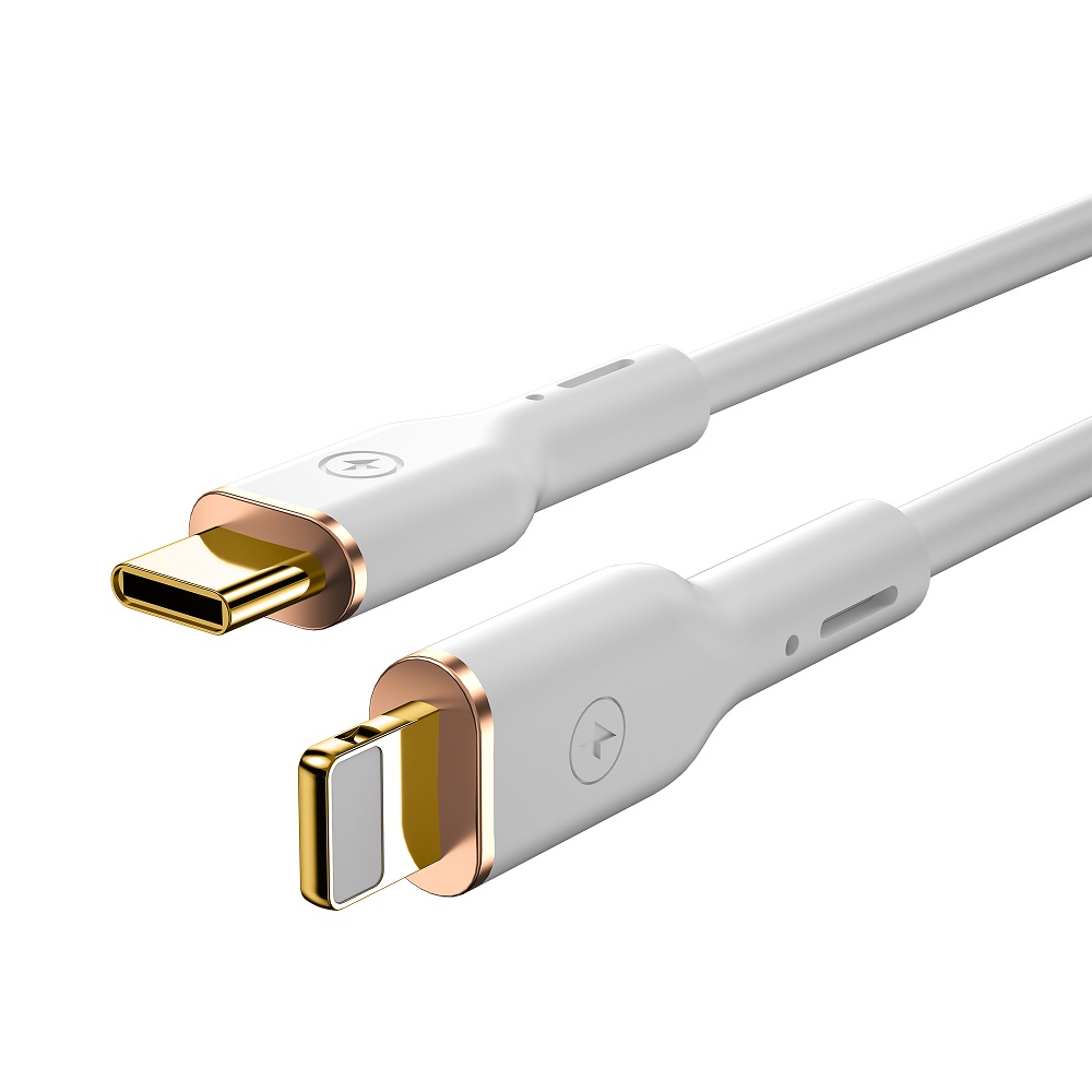 WIWU kabel YQ01 USB-C - Lightning 30W 1,2m bia�y / 3