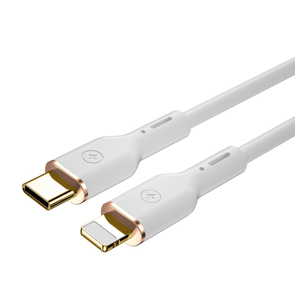 WIWU kabel YQ01 USB-C - Lightning 30W 1,2m bia�y / 4