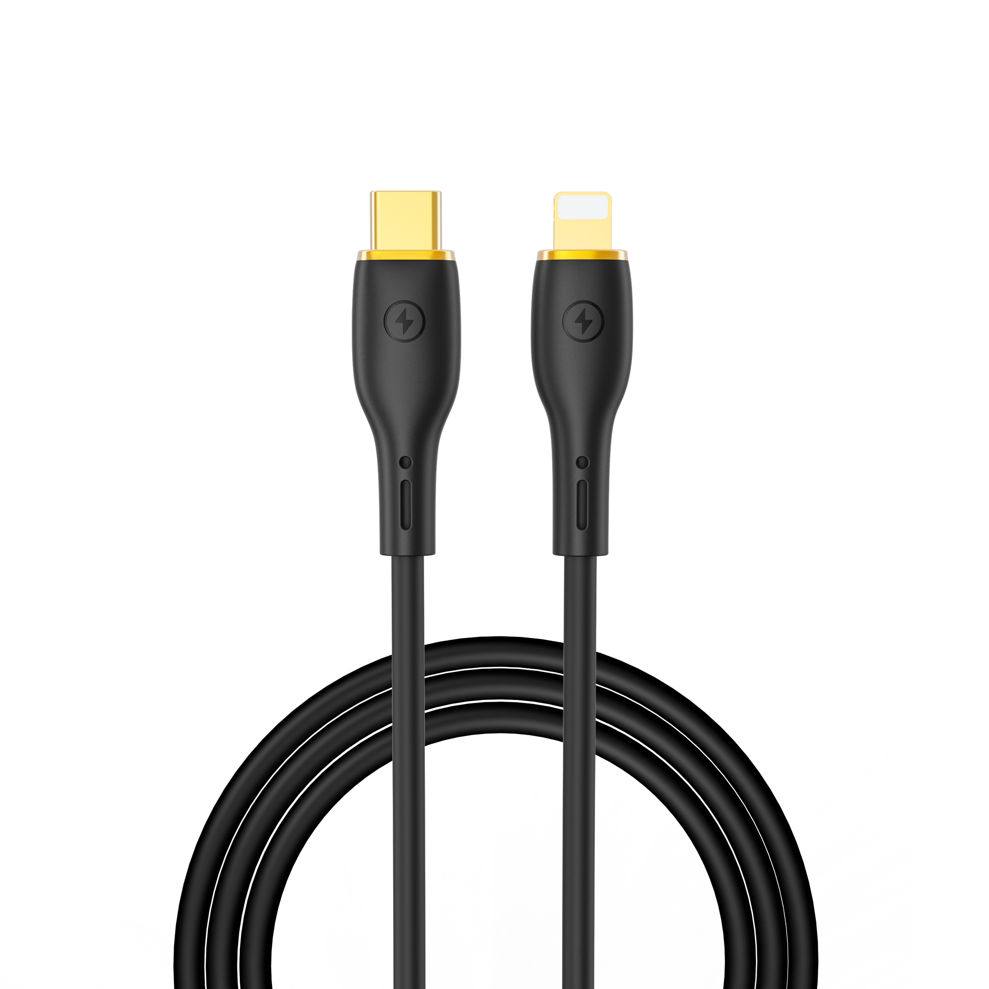 WIWU kabel YQ01 USB-C - Lightning 30W 1,2m czarny / 2