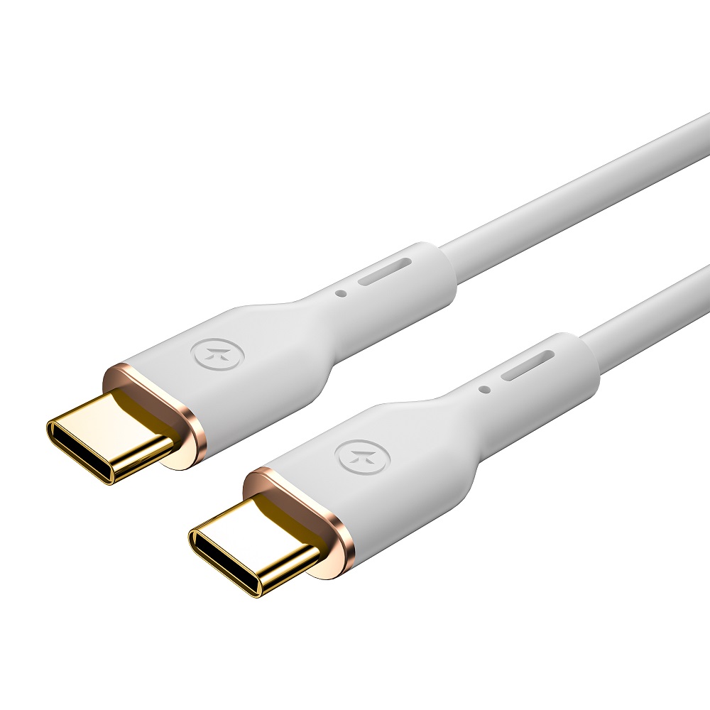 WIWU kabel YQ02 USB-C - USB-C 100W 1,2m bia�y / 4