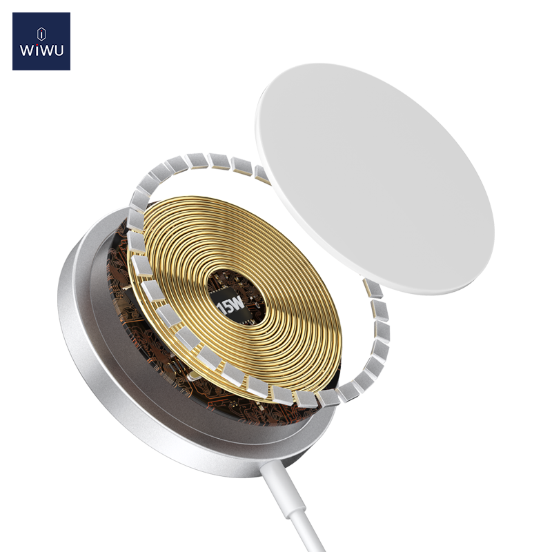 WIWU �adowarka indukcyjna Wi-W009 magnetyczna bia�a 15W / 5