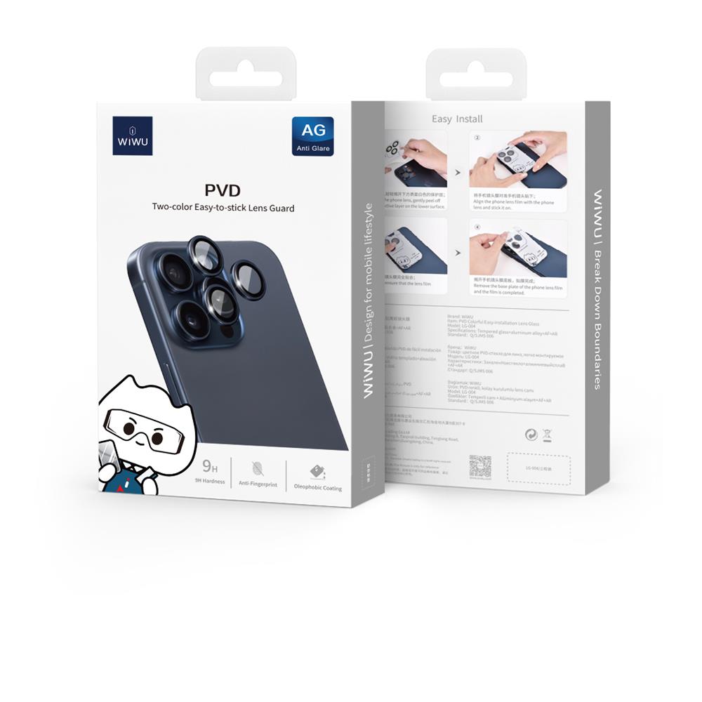 WIWU os�ona soczewek PVD Dual Color Apple iPhone 16 Pro Max / 6
